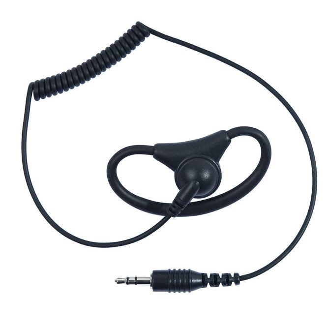Hovedbilde Øremusling D-type med 50 cm kabel med rett 3,5 mm ...