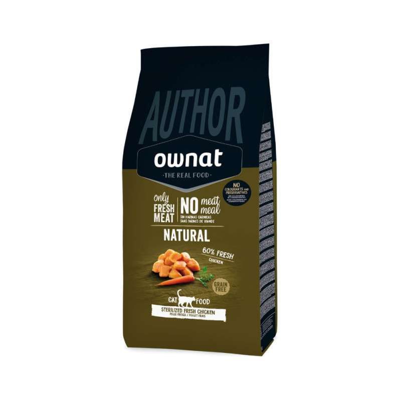 Ownat Author Sterilized (Katt) Kornfri fersk Kylling 3 kg
