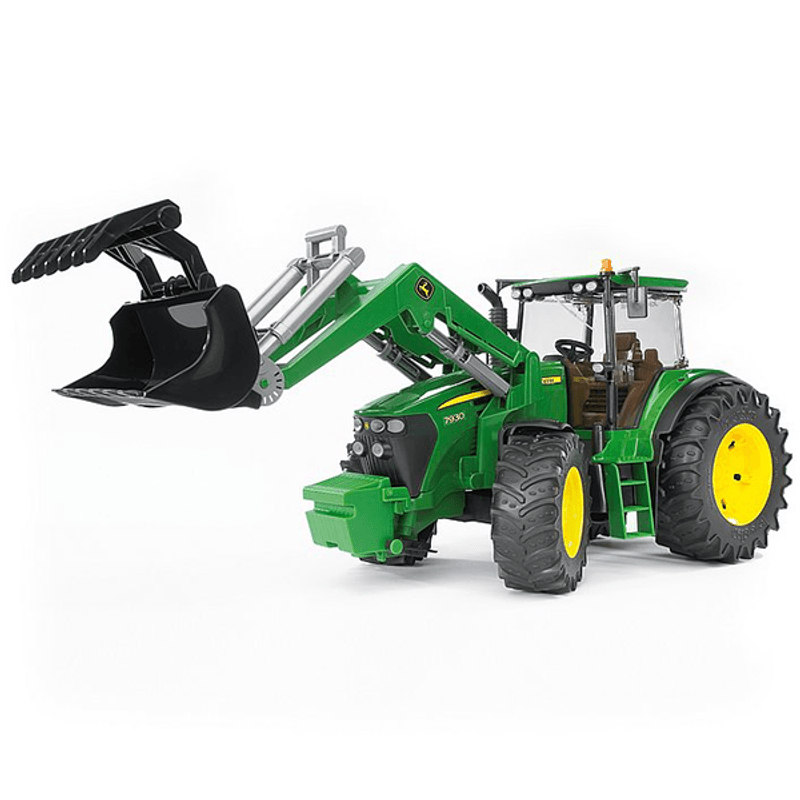 Bruder  John Deere 7R med frontlaster