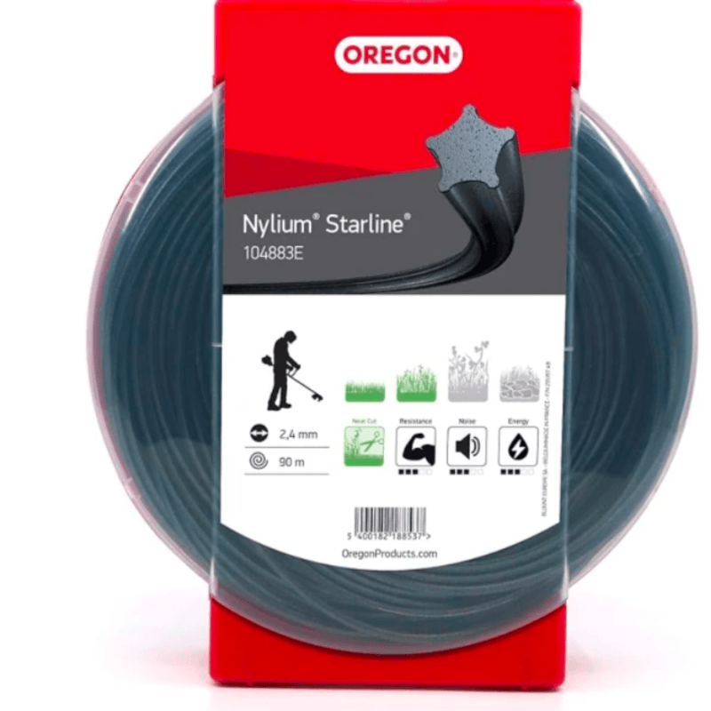 Oregon Nylium Starline Trimmertråd – 2.4 mm x 90 m