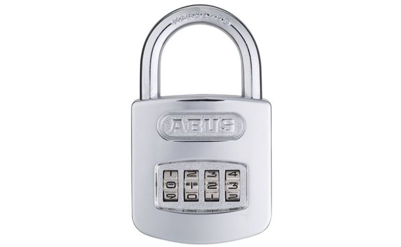 Abus 160/50 C/ES kodelås krom