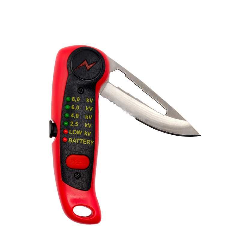 Gjerdetester med kniv