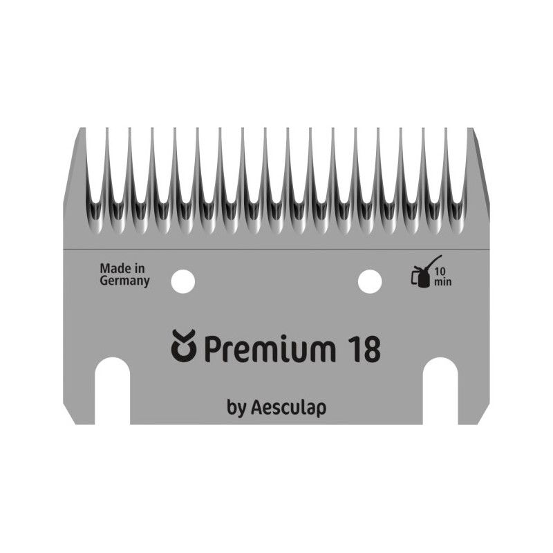 Skjærbladsett Kerbl Premium storfe 18/17 tenner