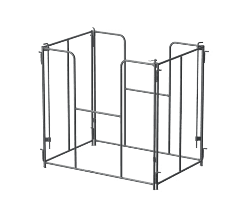 Stablestativ Sanden for Europall. Et brukervennlig stablestativ designet for effektiv og jevn vedstabling.