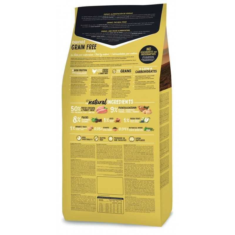 Ownat Grainfree Prime Junior Kylling & Kalkun (3 kg) – Premium kornfritt valpefôr