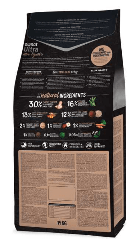 Ownat Ultra Medium Light 3 kg – Premium tørrfôr for vektkontroll og sunn energi