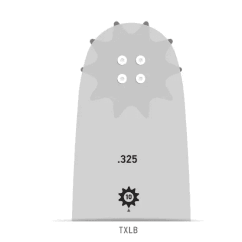 Sverd/Kjedepakke: 1x 180TXLBK095 Sverd + 2x 95TXL072E Kjede