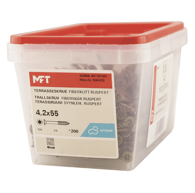 Hovedbilde TERRASSESKRUE RUSPERT 4,2X55 A200