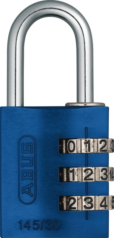 Abus 145/30 C kodelås blå