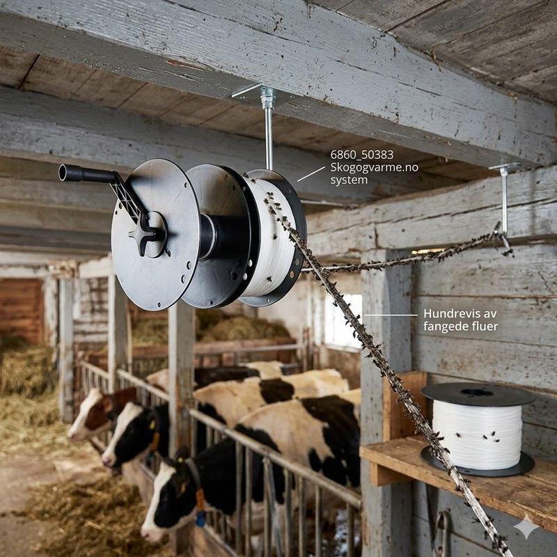 Silvalure Bandet (Startsett / Refill) – Effektiv og giftfri fluefanger til fjøs og stall