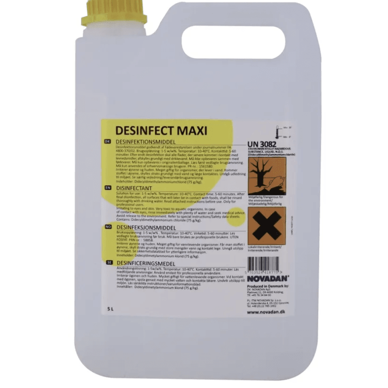 Desinfektionsmiddel Desinfect Maxi 5 ltr.